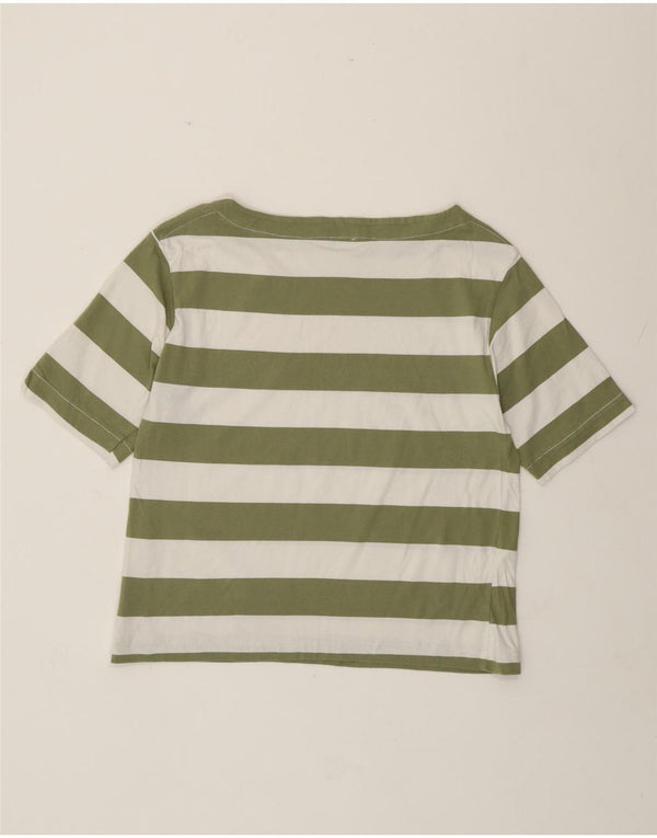 T-shirt damski United Colors of Benetton UK 12, średni zielony, bawełniany