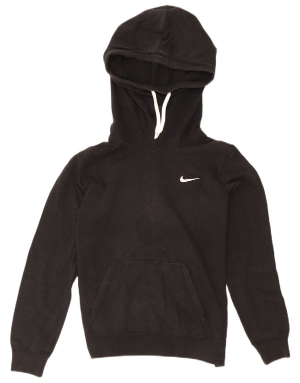 Damski sweter z kapturem Nike UK 14, średni czarny, bawełniany