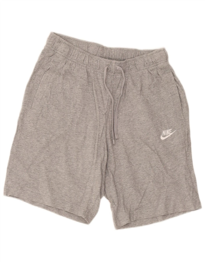 Męskie spodenki sportowe Nike, małe, szare, bawełniane w cętki