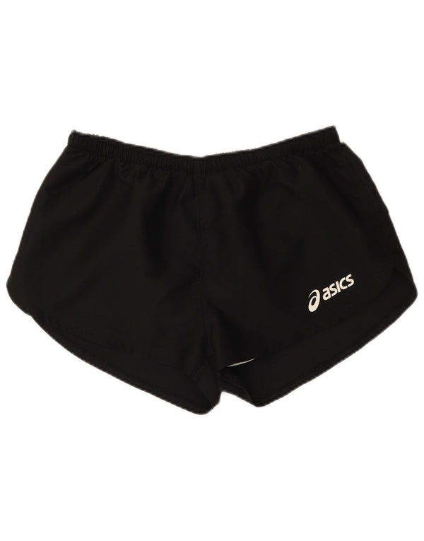 Damskie spodenki sportowe Asics UK 14, duże, czarne, poliestrowe