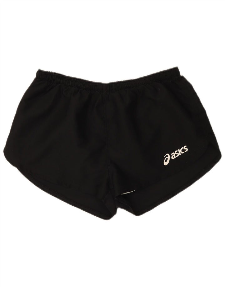 Damskie spodenki sportowe Asics UK 14, duże, czarne, poliestrowe