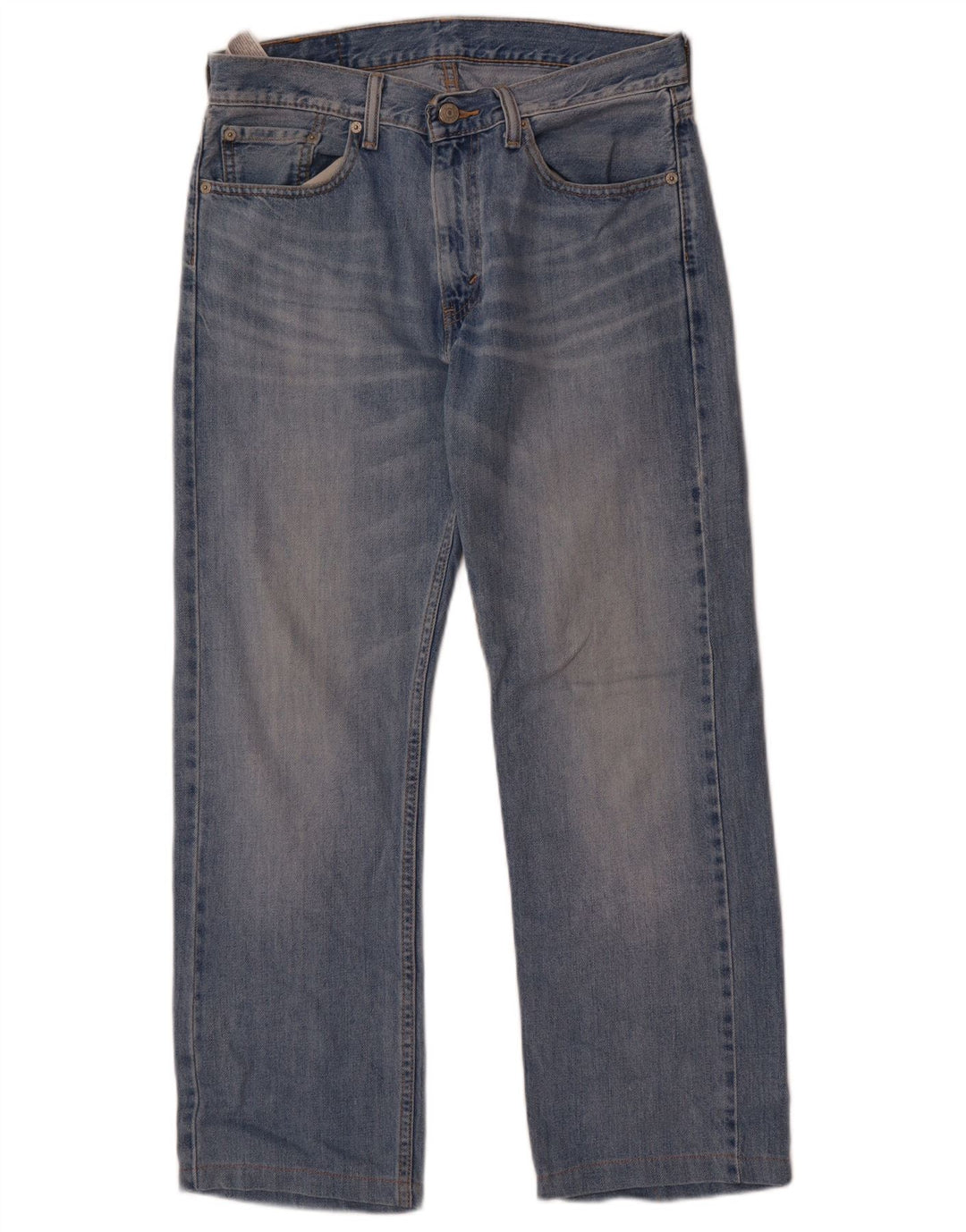 Męskie jeansy Levi's 505 Straight W30 L27 Niebieskie bawełniane