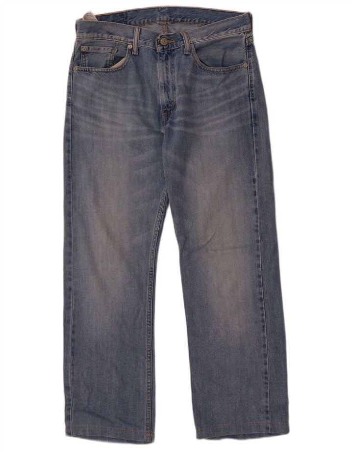 Męskie jeansy Levi's 505 Straight W30 L27 Niebieskie bawełniane