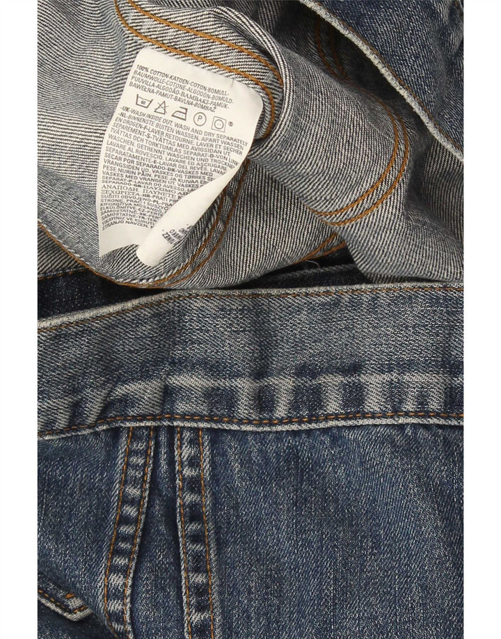 Damska kurtka dżinsowa Levi's UK 14, duża, niebieska, bawełniana