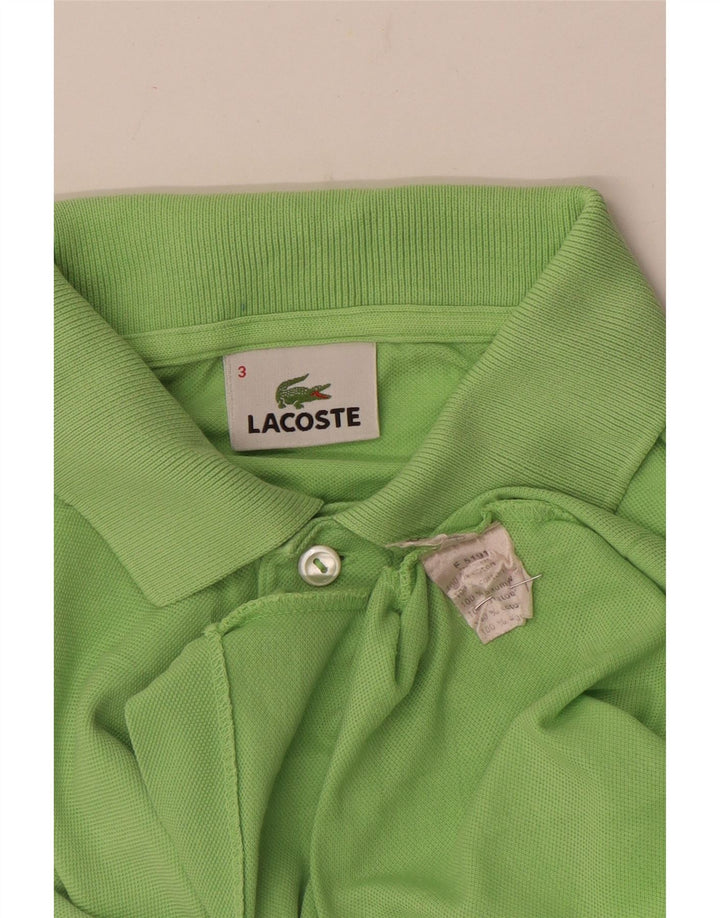 Męska koszulka polo Lacoste, rozmiar 3, mała, zielona bawełna