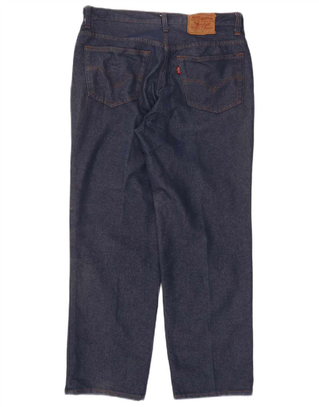 Damskie jeansy Levi's 501 Straight W30 L28 Granatowe