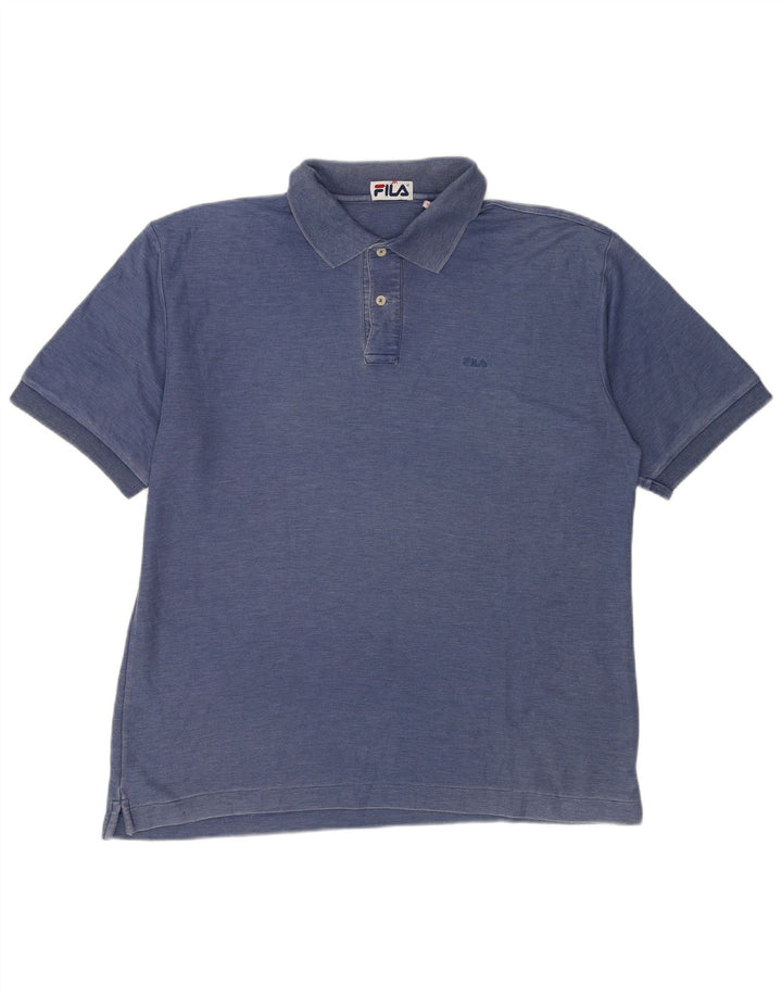 Męska koszulka polo Fila IT 54 XL, granatowa, bawełniana