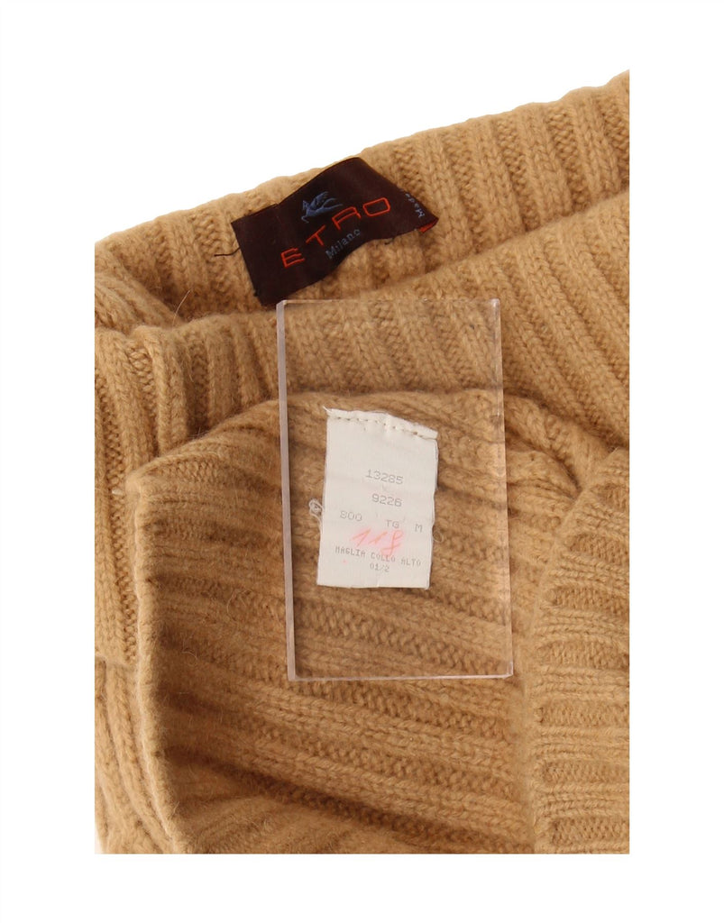 ETRO Womens Milano Roll Neck Jumper Sweater UK 12 Medium Brown Vintage Etro and Second-Hand Etro from Messina Hembry 