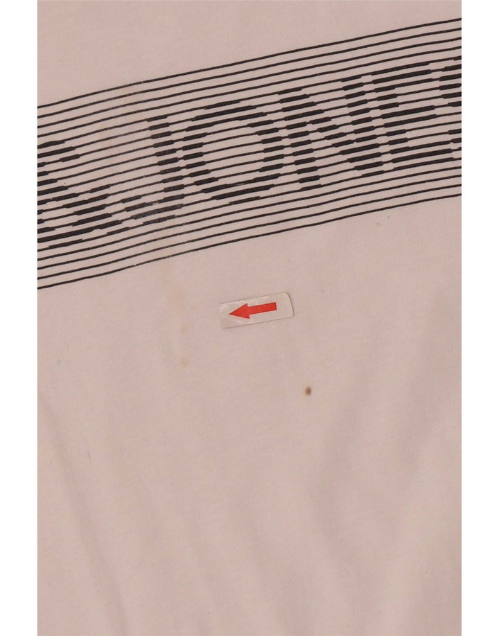 Męska koszulka z grafiką Jack & Jones, średnia, biała bawełna