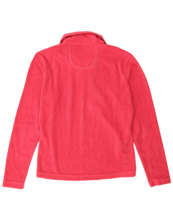 Damski sweter polarowy Diadora z zamkiem błyskawicznym UK 16, duży, różowy poliester