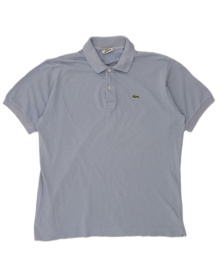 Męska koszulka polo Lacoste, rozmiar 5, duża, niebieska, bawełniana