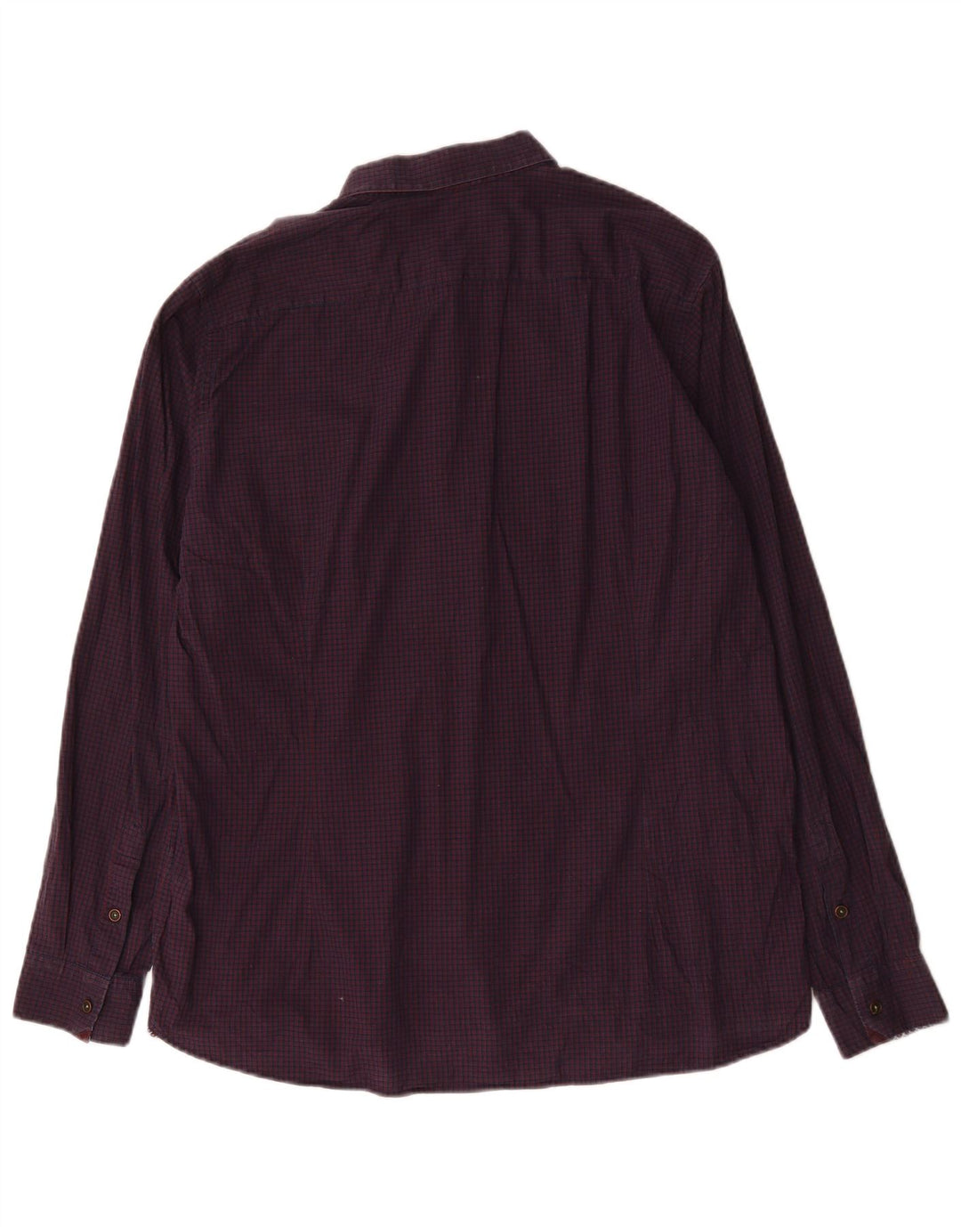 Koszula męska Ted Baker, rozmiar 6, 2XL, fioletowa bawełniana kratka