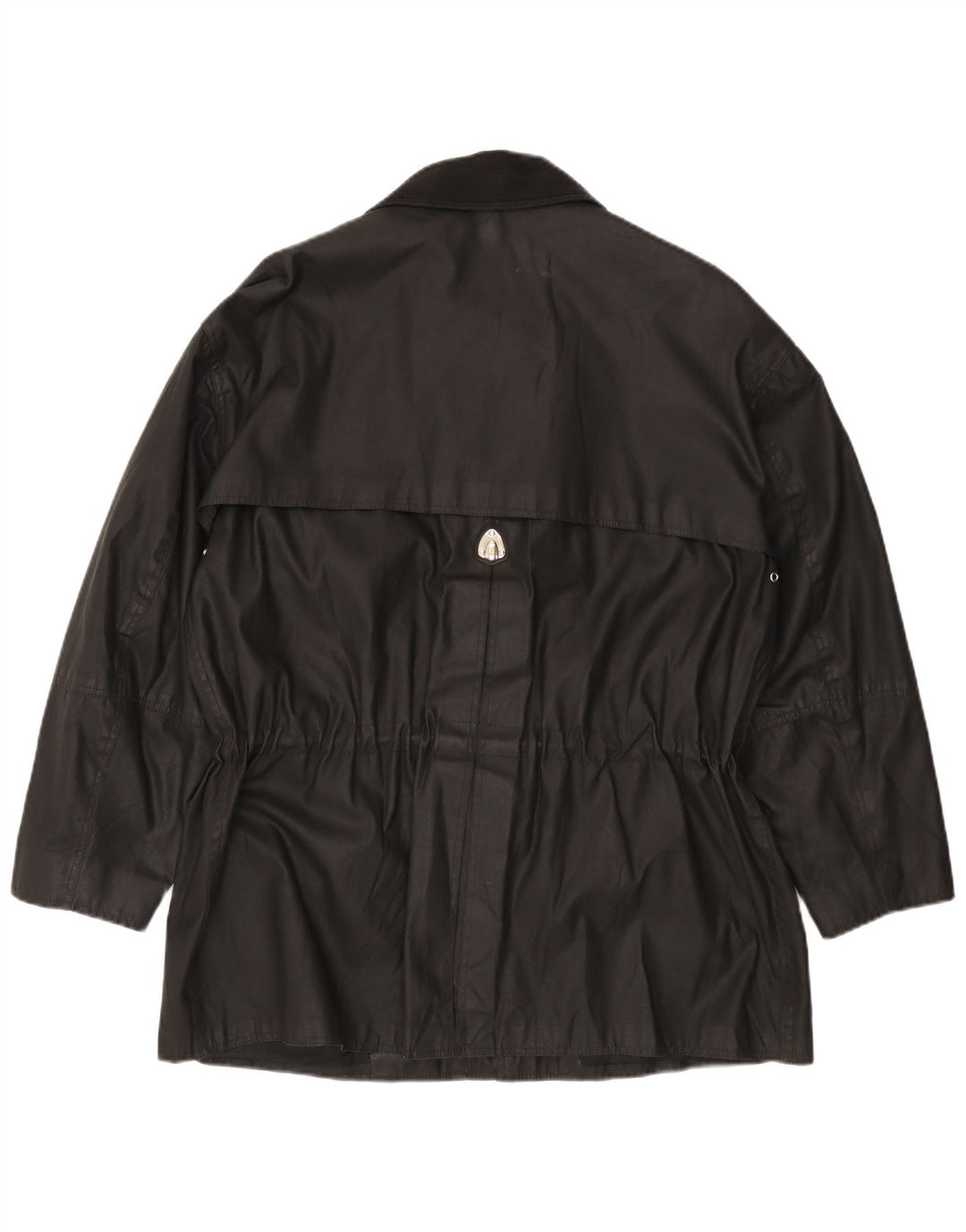 Kurtka męska Piero Guidi z woskowanej bawełny UK 40, duża czarna