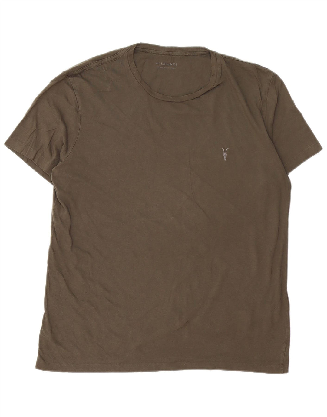 T-shirt męski ALL SAINTS, duży, bawełniany khaki