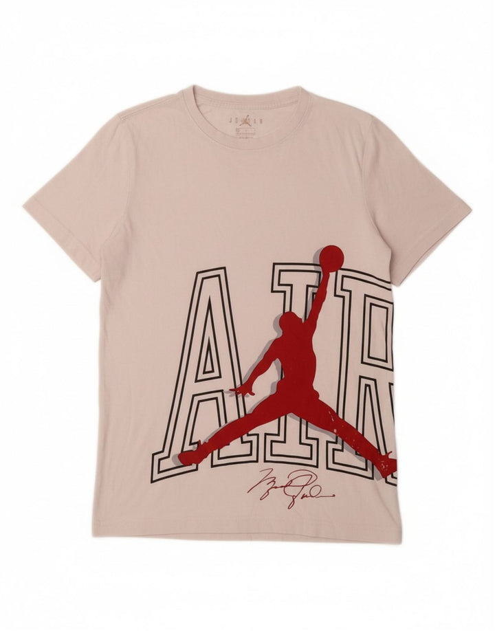 Chłopięcy T-shirt z grafiką JORDAN 12-13 lat, duży, biały