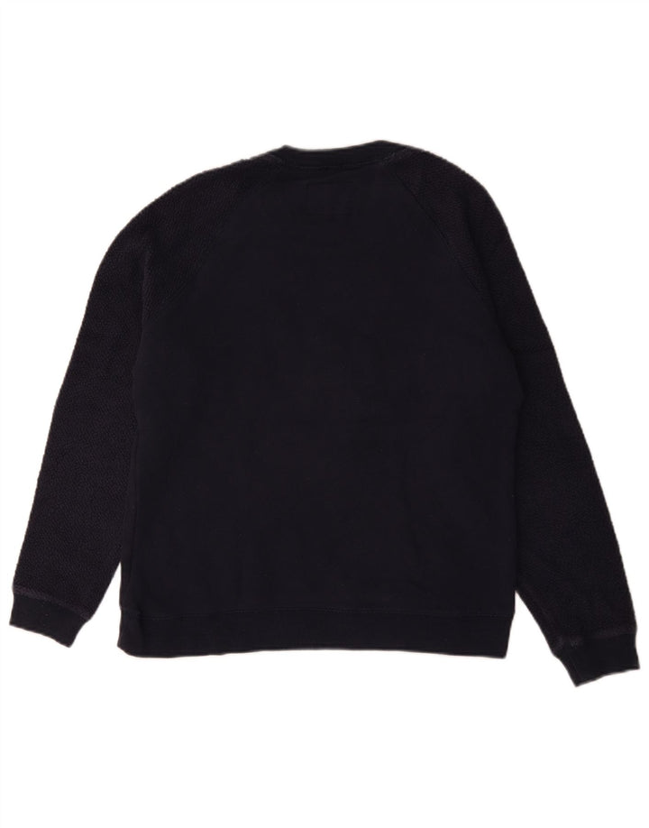 Damski sweter z grafiką Superdry UK 14, średni granatowy, bawełniany