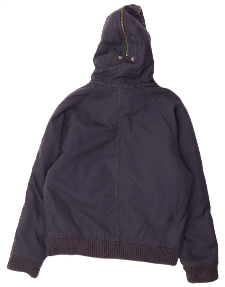 Męska kurtka bomberka z kapturem Woolrich UK 38 Średni granatowy nylon