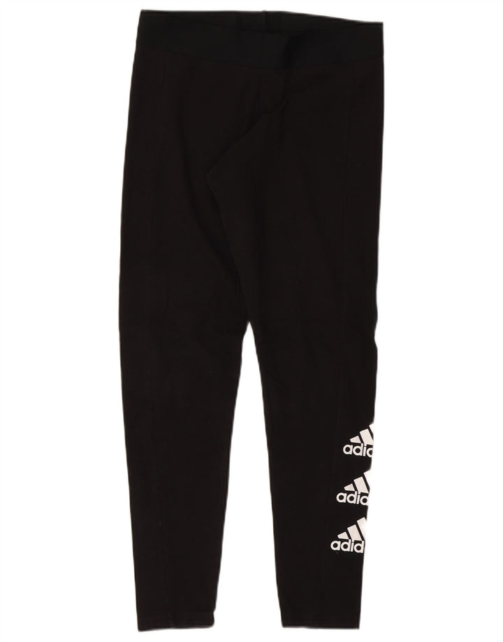 Damskie legginsy ADIDAS Graphic UK 16/18, duże, czarne