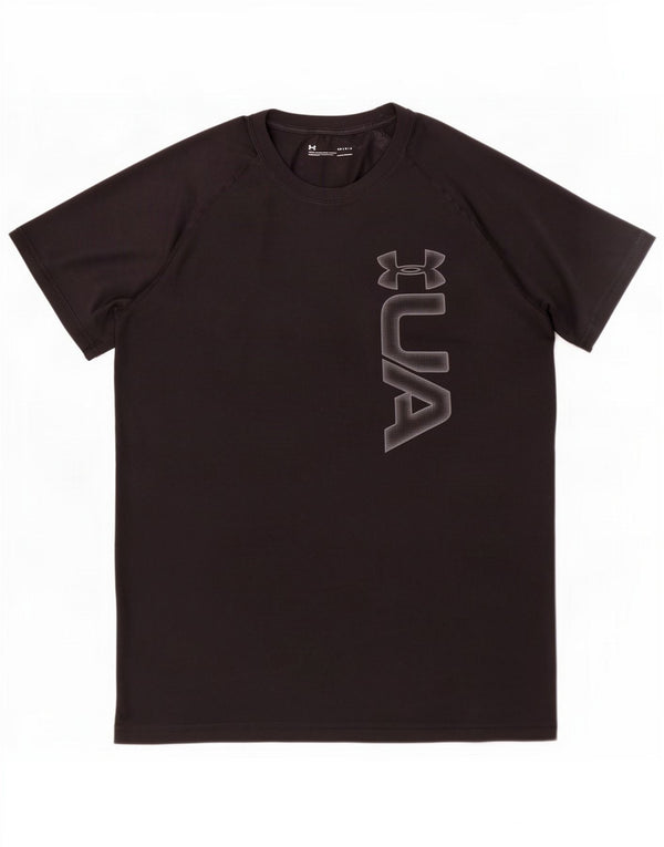 Męska koszulka Under Armour Heat Gear z grafiką Top, duża, czarna, poliester