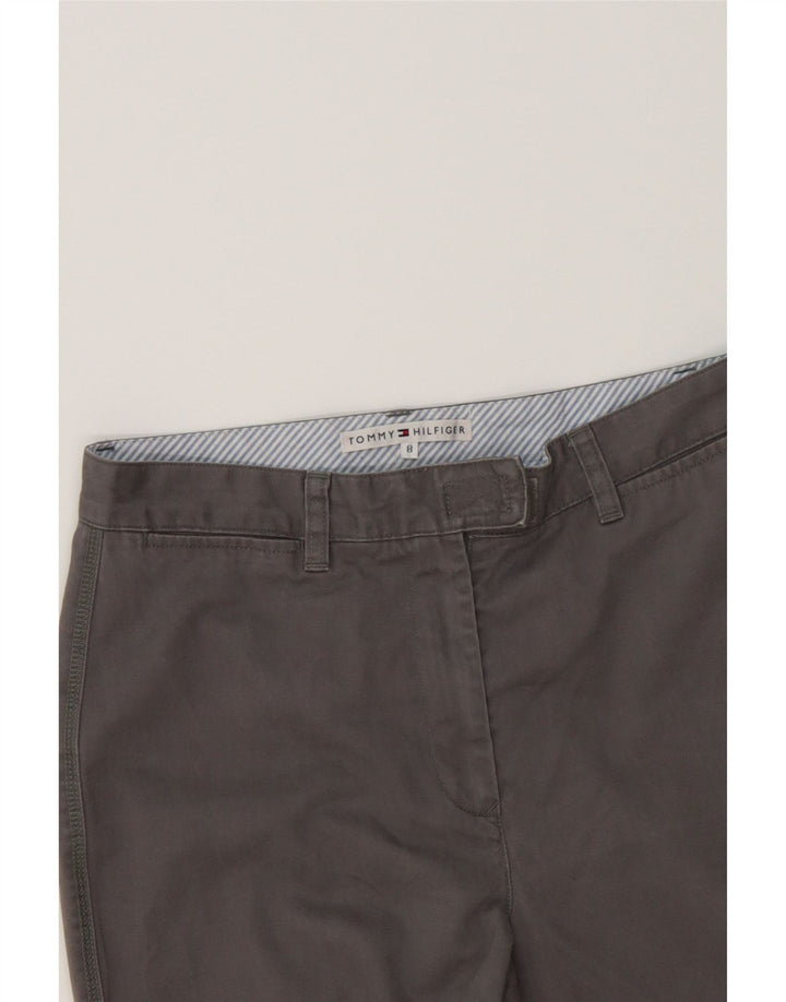 TOMMY HILFIGER Womens Bootcut Casual Trousers US 8 Medium W30 L31 Grey Vintage Tommy Hilfiger and Second-Hand Tommy Hilfiger from Messina Hembry 
