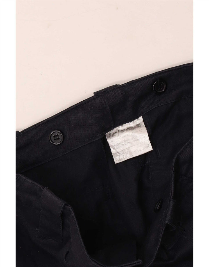 Męskie spodenki cargo w stylu vintage, średnie W32, granatowe, poliestrowe