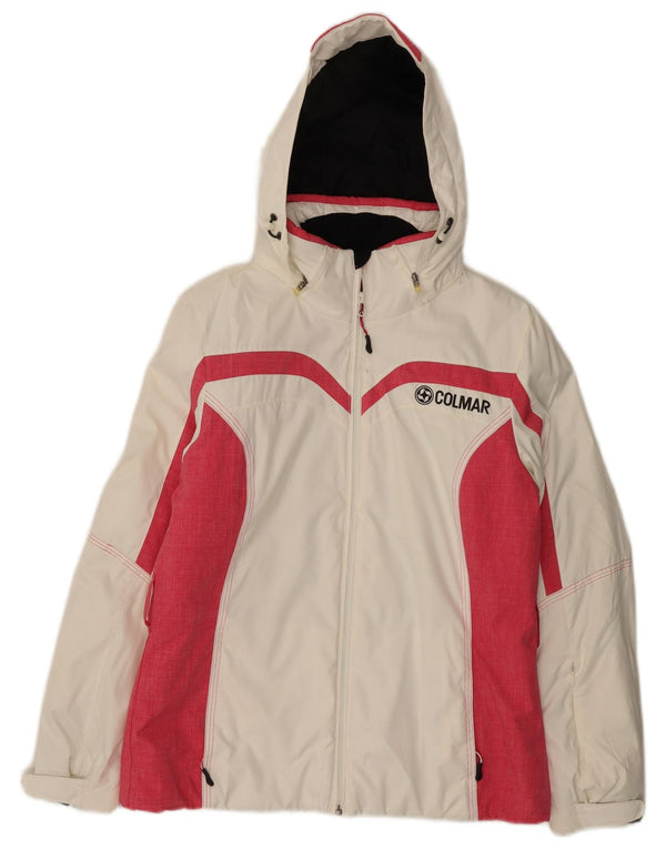 Damska kurtka narciarska Colmar Oversize z kapturem IT 42 Small White