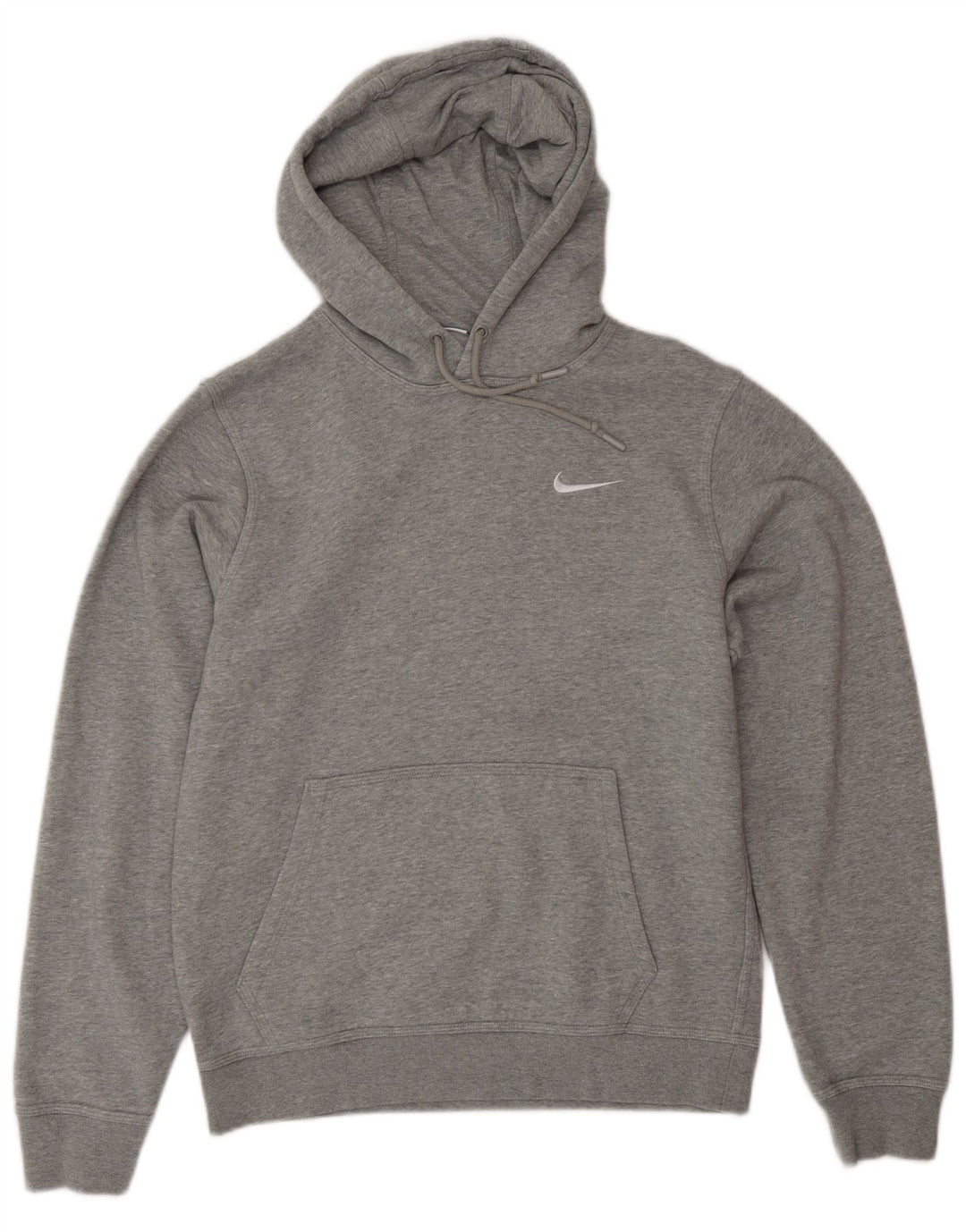 Męski sweter z kapturem Nike, mały, szary, z bawełny w cętki