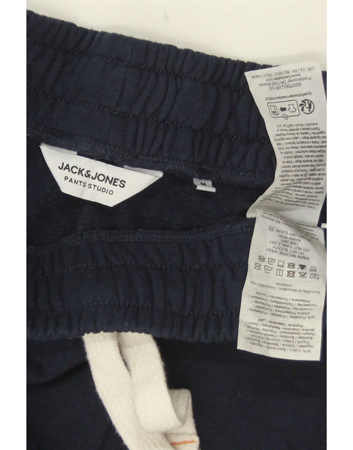 Męskie spodnie dresowe Jack & Jones Joggers, średni granat, bawełna