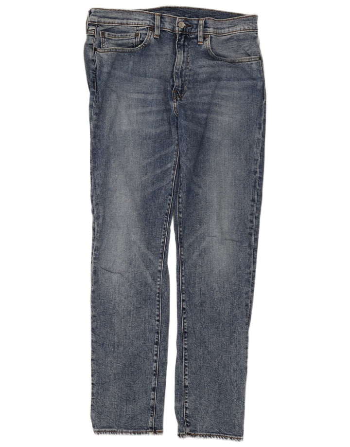 Męskie jeansy Levi's 511 Slim W34 L32 Niebieska bawełna