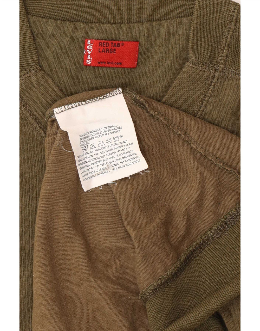 Męski t-shirt Levi's, duży, zielony, bawełniany