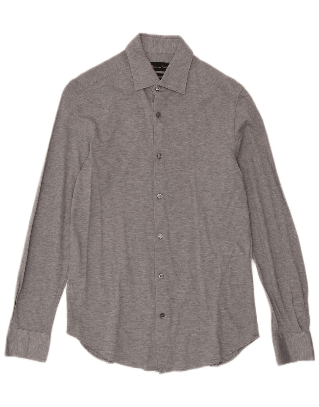Koszula męska Massimo Dutti, mała, szara, bawełniana