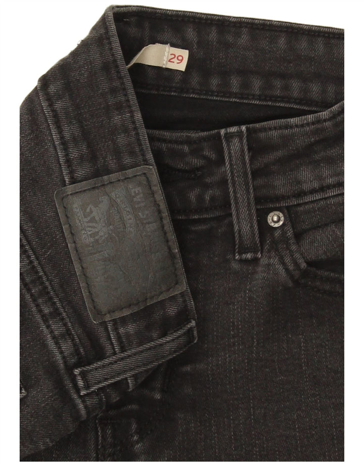 Damskie jeansy LEVI'S 712 Slim W29 L30 Czarne