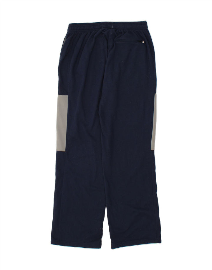 REEBOK Mens Tracksuit Trousers Small Navy Blue Colourblock Polyester Vintage Reebok and Second-Hand Reebok from Messina Hembry 