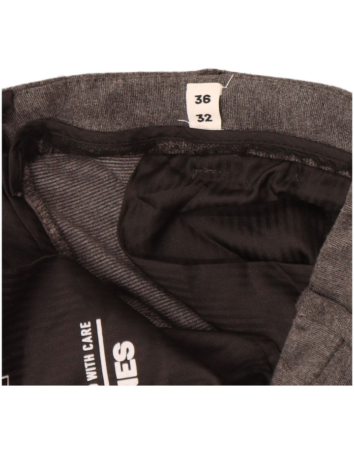 Męskie spodnie chino JACK & JONES Marco Slim W36 L32 Szara wiskoza