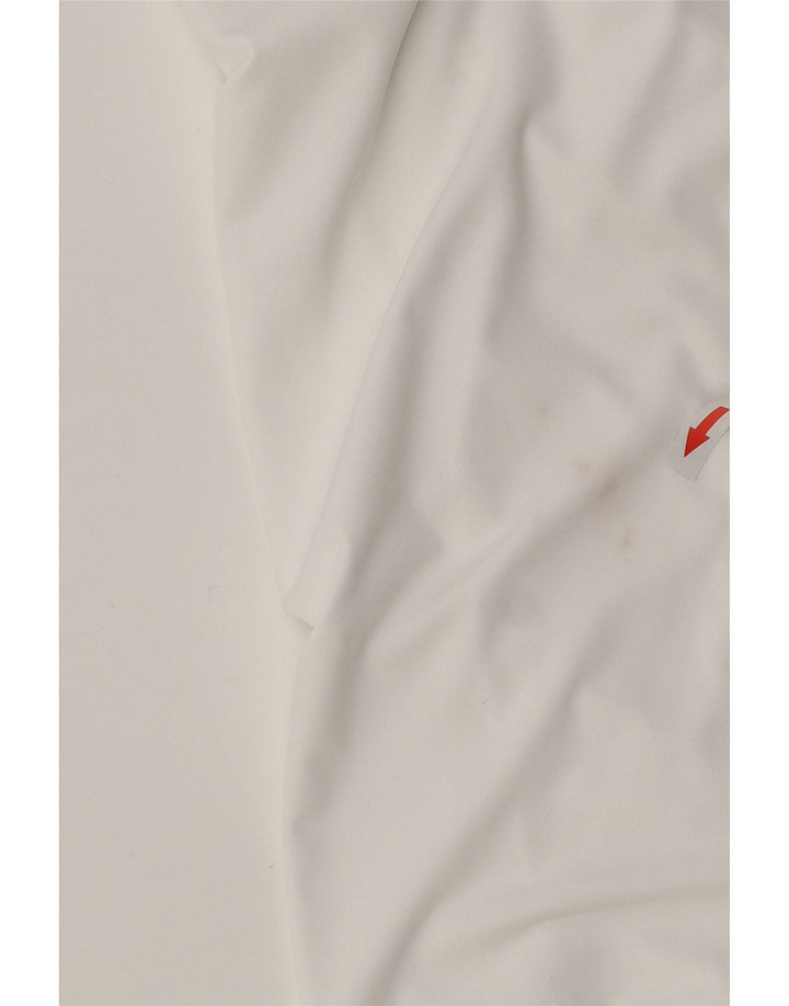 Adidas Męski T-shirt Climalite Top Średni Biały Poliester