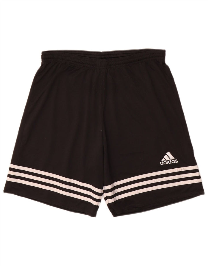 Męskie spodenki sportowe Adidas Climalite, małe, czarne, poliestrowe