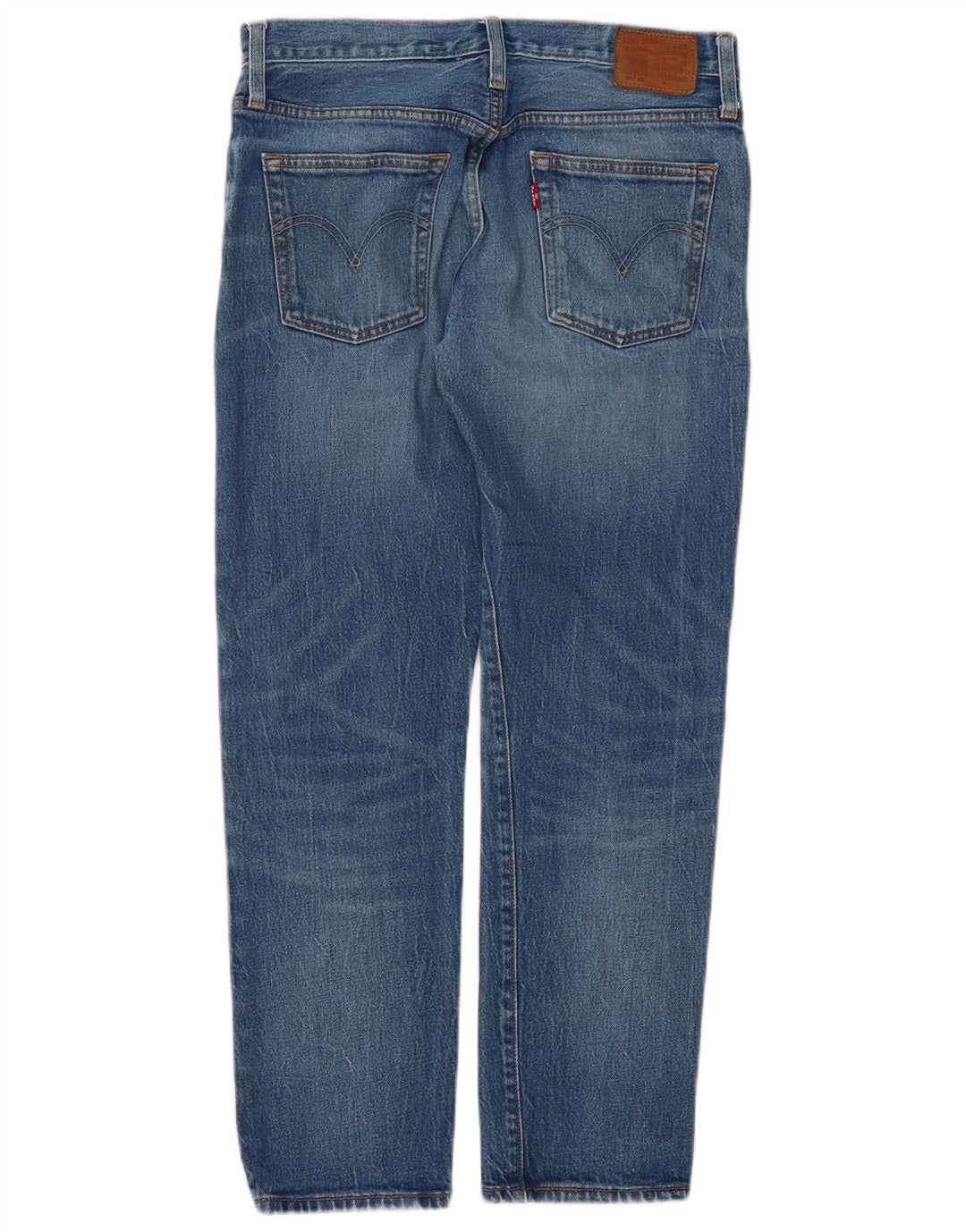 Damskie jeansy Levi's 501 Straight W26 L28 Niebieskie bawełniane