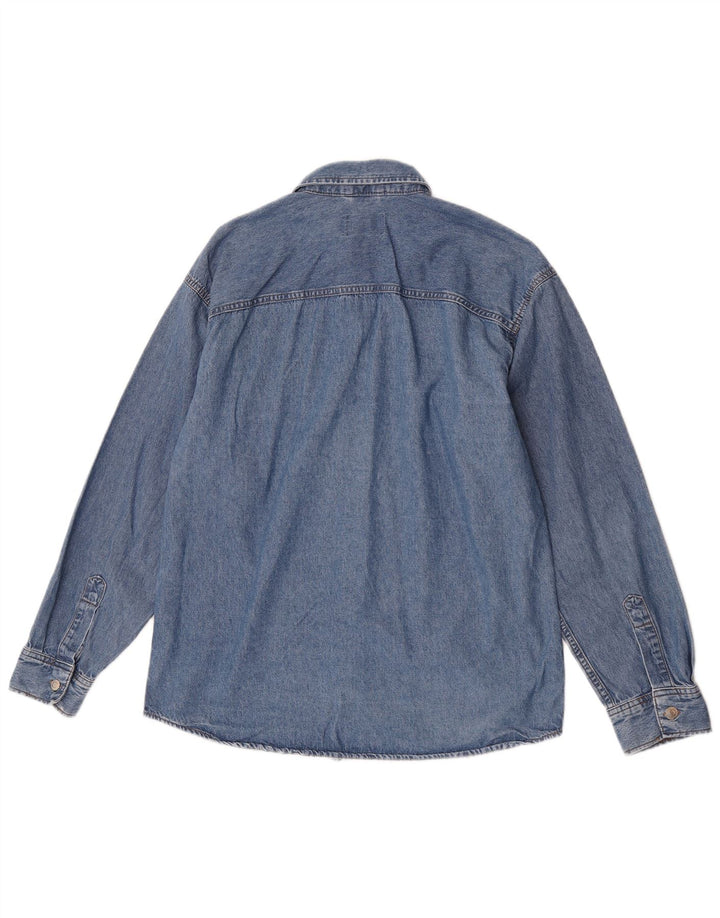 Męska koszula dżinsowa Jack & Jones, duża, niebieska, bawełniana