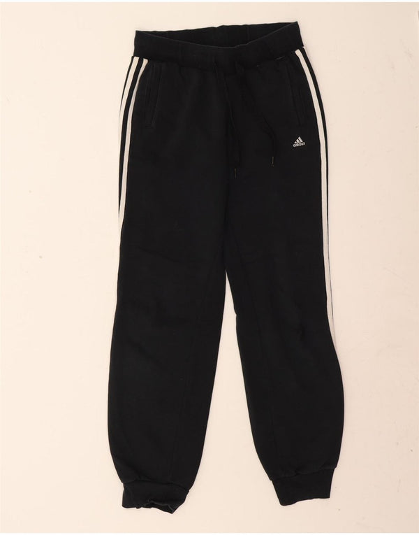 Damskie spodnie dresowe Adidas Climalite Joggers UK 4/6 XS Czarna bawełna