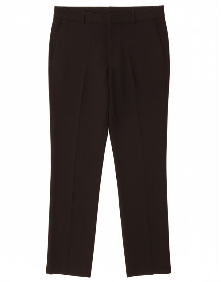 Damskie spodnie typu chino DKNY US 6 Medium W32 L29 Czarny poliester