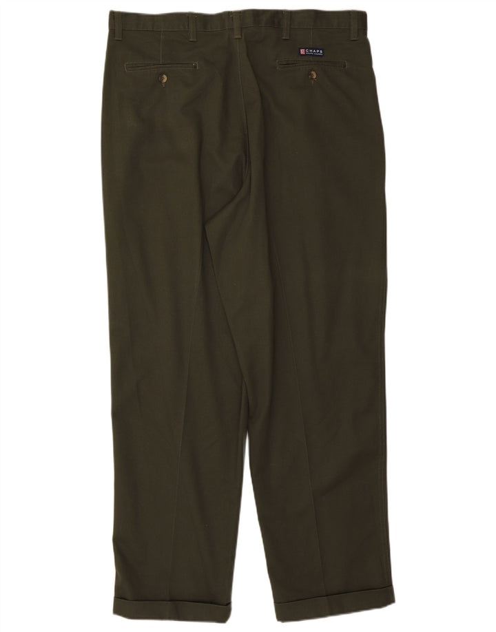 Męskie spodnie chino CHAPS RALPH LAUREN W38 L30, bawełna khaki