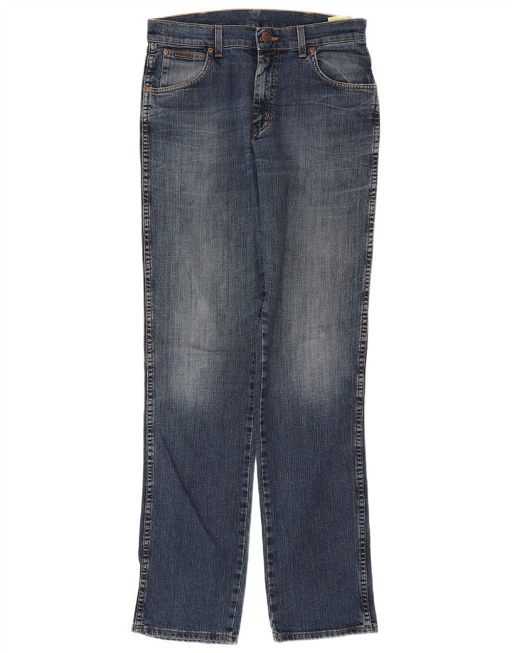 Męskie jeansy WRANGLER Texas Stretch Straight W32 L36 Niebieskie, bawełniane