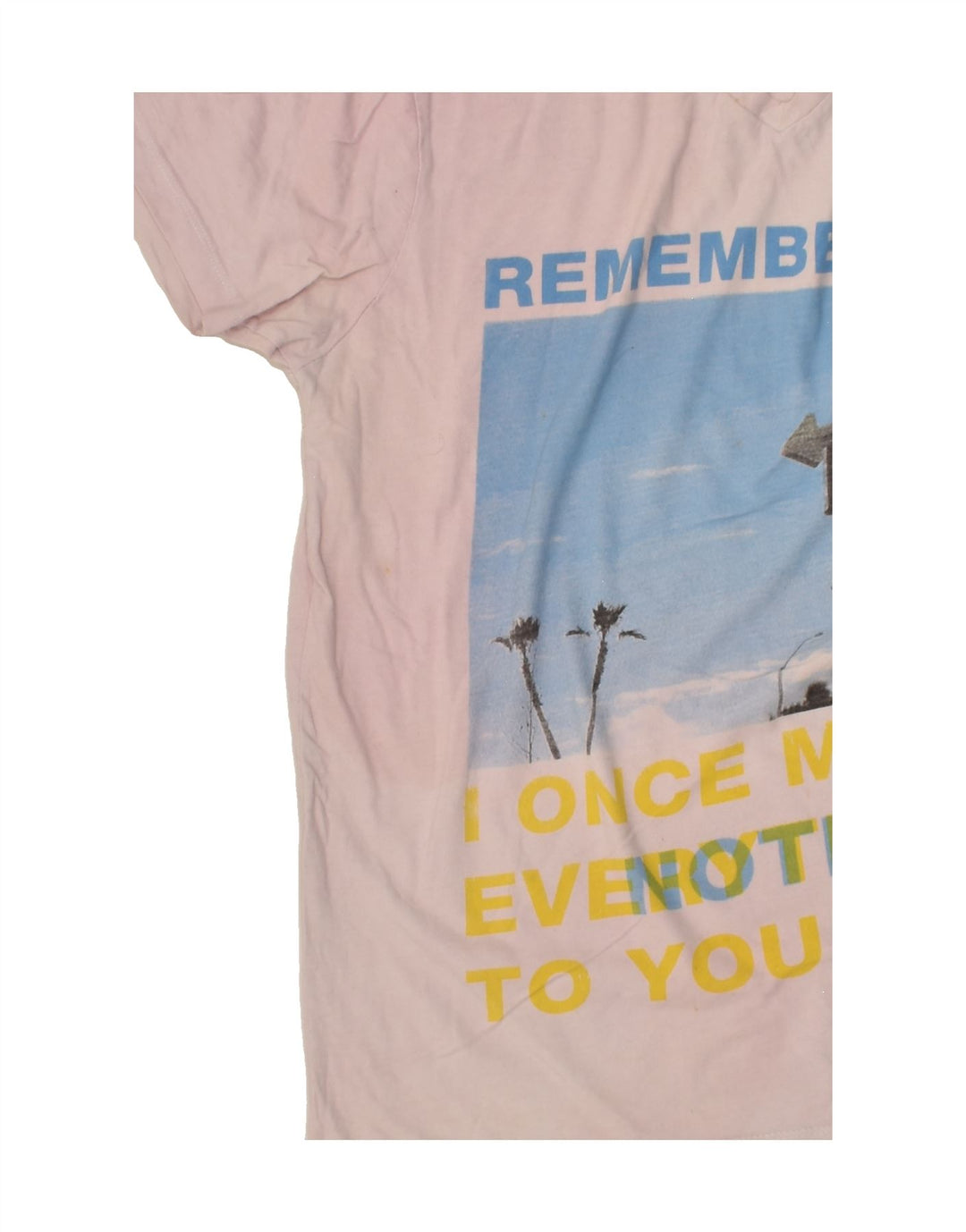 JACK & JONES Mens Graphic T-Shirt Top Medium Pink Cotton | Vintage Jack & Jones | Thrift | Second-Hand Jack & Jones | Used Clothing | Messina Hembry 