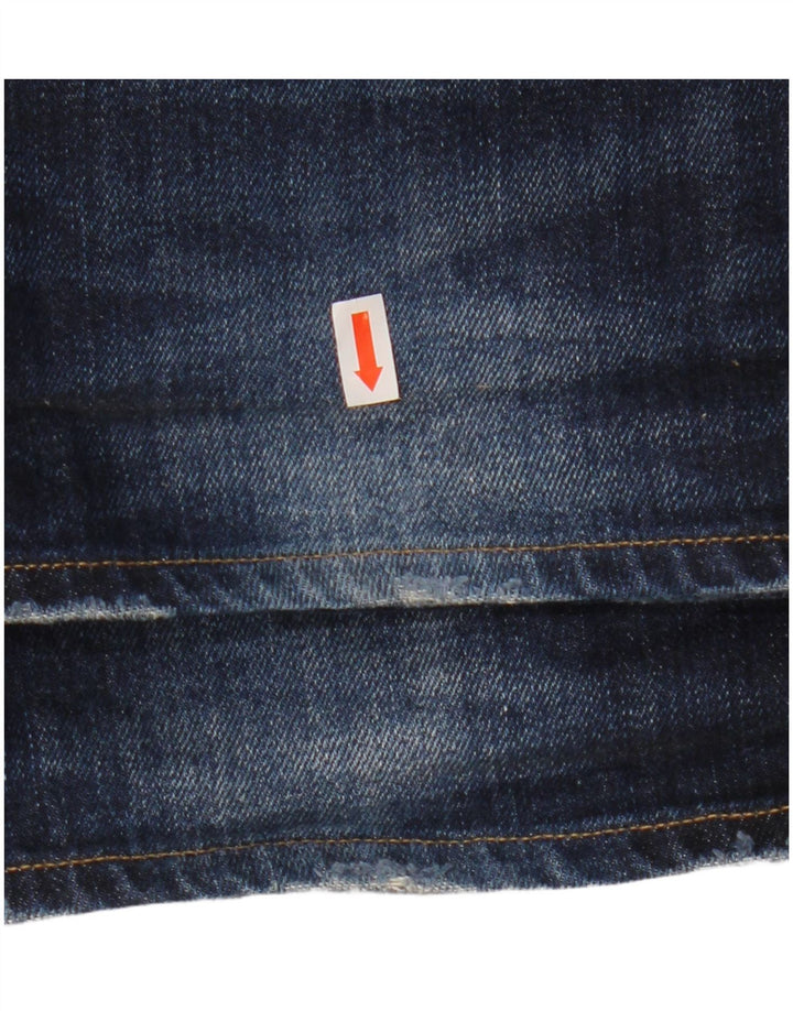 Męskie jeansy slim G-Star W34 L34 Niebieskie bawełniane