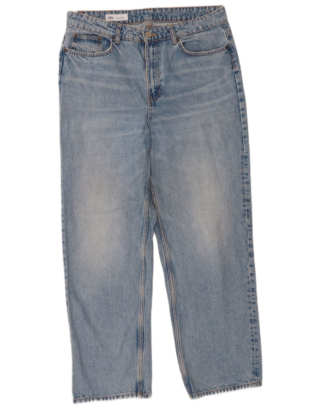 Damskie proste dżinsy Zara EU 46 XL W36 L29 Niebieskie