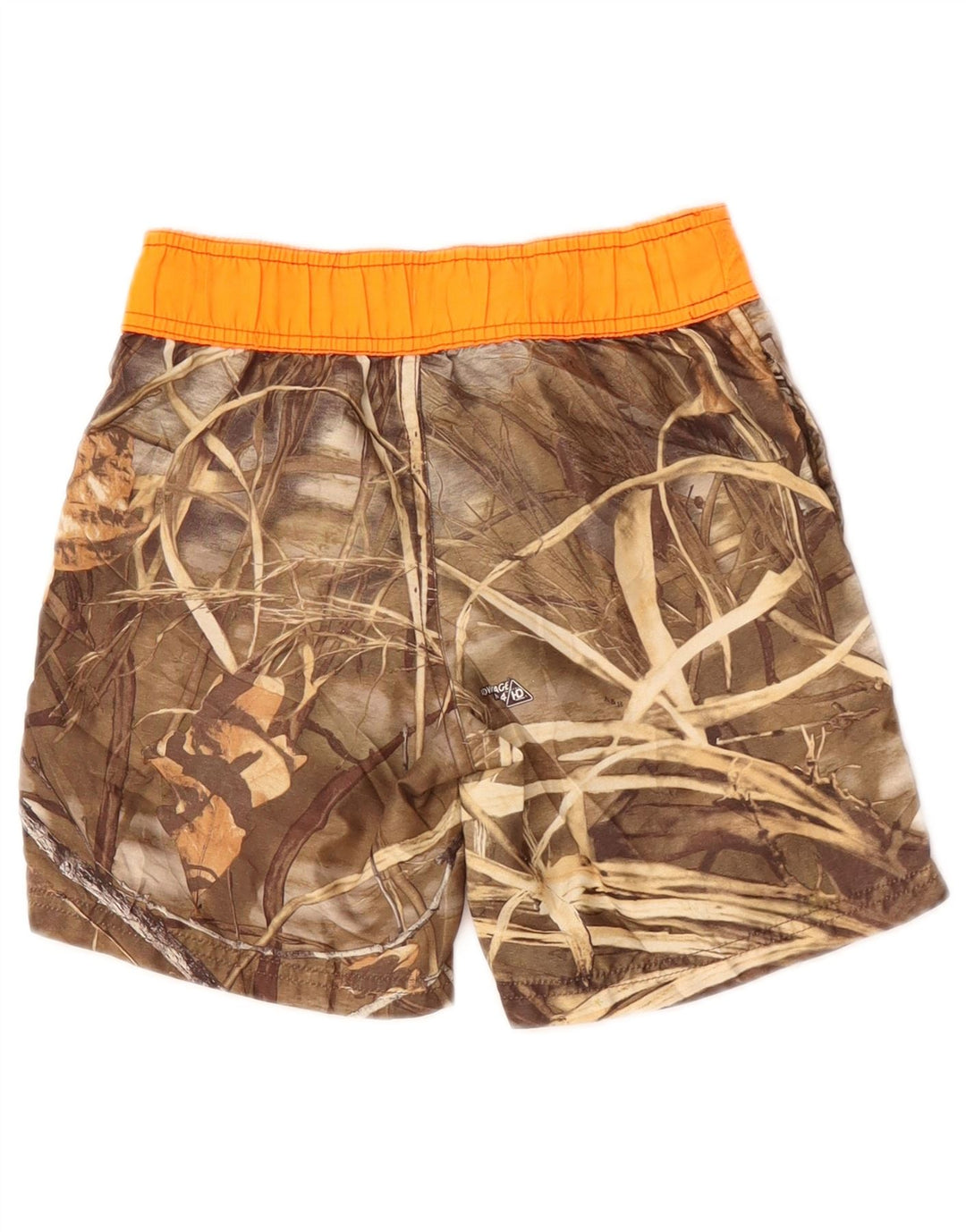 Chłopięce spodenki kąpielowe VINTAGE 4-5 lat, brązowy kamuflaż, poliester