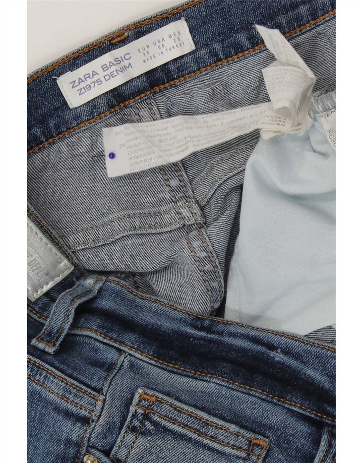 Dżinsy damskie Zara EU 38 Small W28 L27 Niebieskie bawełniane