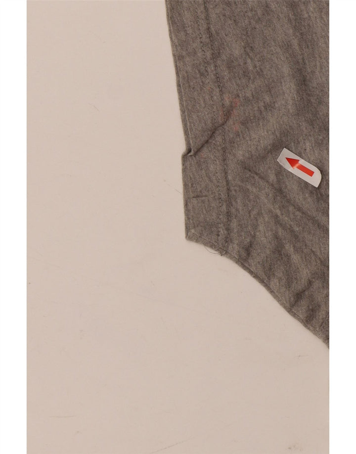 Męski T-shirt z grafiką Quiksilver o regularnym kroju, średnioszary