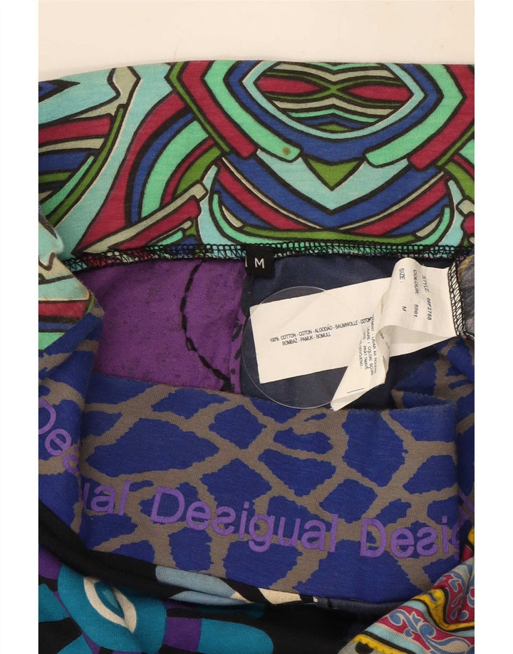 Damska spódnica w kształcie litery A Desigual, średnia W30, wielokolorowa paisley