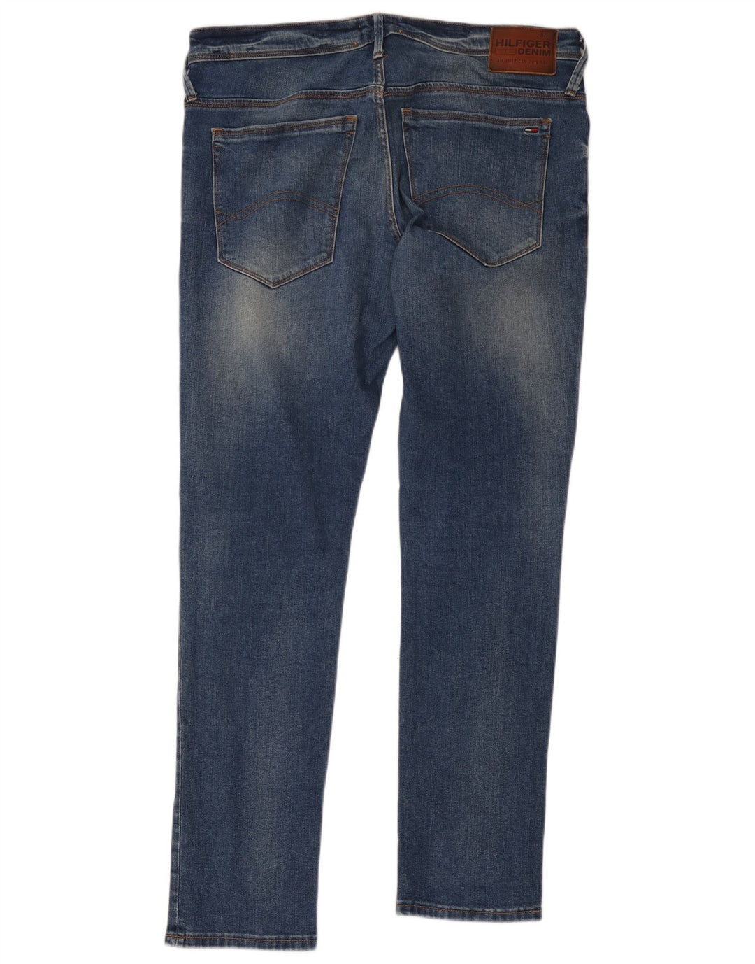 Męskie jeansy slim fit Tommy Hilfiger W34 L32 Niebieskie bawełniane